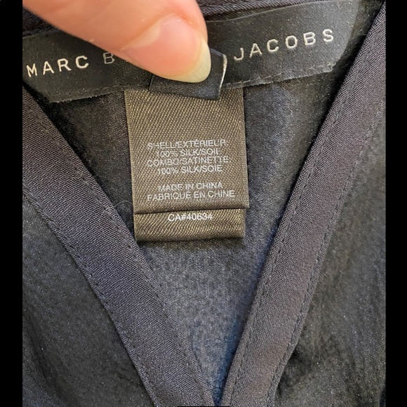 MARC BY MARC JACOBS 100% Silk Black Tank Top - Picture 4 of 4